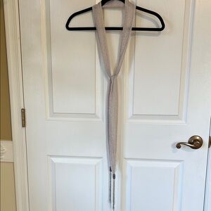 Elegant Beaded Scarf Necklace